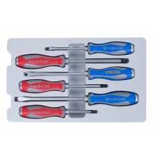 Набор отверток в коробке (силовые, 6 предметов) KING TONY 30206MR