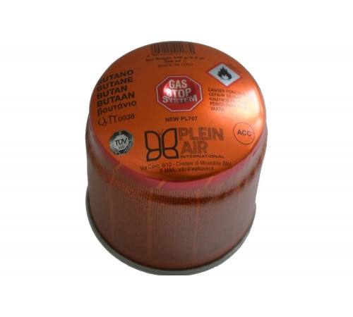 Газовый баллончик с блокировкой утечки KEMPER 360мл бутан, t до1200°C(совместим с 1040A,KE2019) PL707