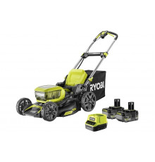 Аккумуляторная бесщеточная газонокосилка Ryobi 18В RY18LMX46A-250, 46см 5133005790