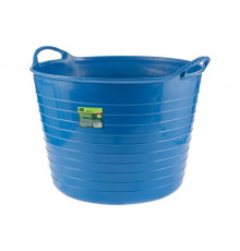 Гибкое сверхпрочное ведро СИБРТЕХ 28 л, синее 67523