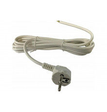 Сетевой шнур RUCELF ПВС-ВП 3*0,75 S22 белый 1,5 м КА-00007003