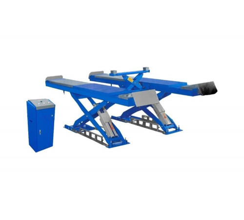 Подъемник ножничный NORDBERG для сход-развала 4.5 тонн, 380В, синий N634-4,5B_380