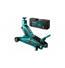 Подкатной домкрат KRAFTOOL SUV с высоким подъемом 3т, 190-530мм в кейсе 43458-3-K