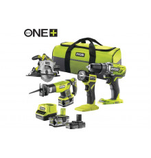 Набор из 4 инструментов Ryobi RCK184-252S 18В 5133005692