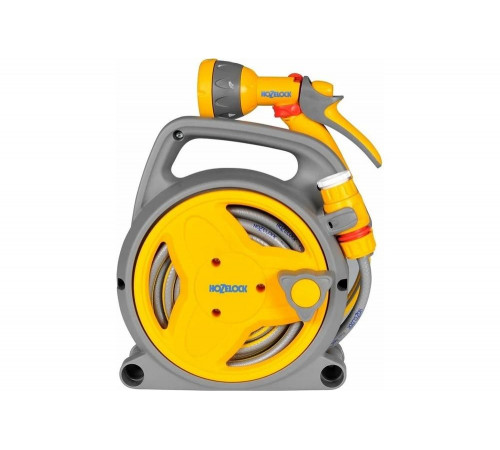 Катушка Hozelock Мини 2425 Plus со шлангом 7.5 мм, 10 м, коннекторами и пистолетом 24253600