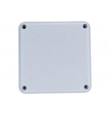 Распаечная коробка IEK открытой проводки, открытой проводки, 100x100x50, IP44, KM41233, 6 кабель вводов, ИЭК UKO11-100-100-050-K41-44