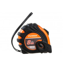 Рулетка, ударопрочный корпус, обрезиненная, 8м PATRIOT MTP-8 350005008