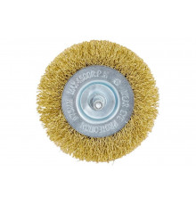 Щетка плоская (75 мм; волнистая 0.35 мм) для дрели Elitech 1820.076700