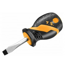 Отвертка TOLSEN двухкомпонентная рукоятка с магнитом 6.5x38мм 20132