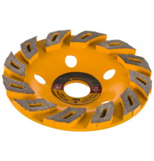 Чашка алмазная зачистная Турбо (125х22.2 мм) DENZEL 72970