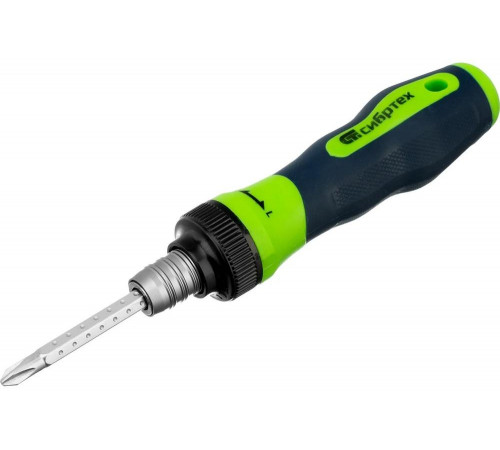 Комбинированная реверсивная отвертка СИБРТЕХ 13368