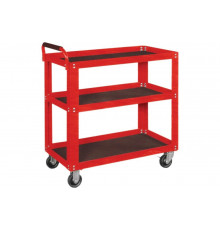 Открытая тележка МАСТАК 3 полки красная 520-33720