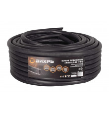 Шланг резиновый армированный Вихрь 19х25-1,0 - ВГ. (ТЭП), бухта 50 м (чёрный) 73/7/2/3