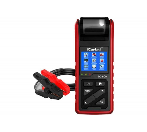 Тестер аккумуляторных батарей (акб) iCarTool IC-600