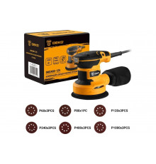 Эксцентриковая сетевая шлифмашина DEKO DKG400-125 063-2203