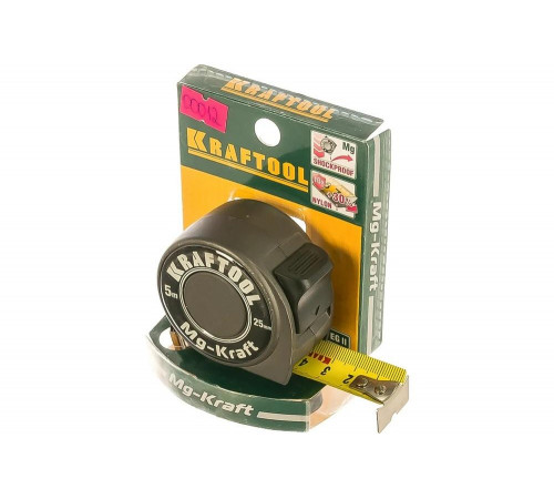 KRAFTOOL 5 м х 25 мм, рулетка MG-Kraft 34129-05-25