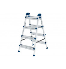 Двухсторонняя стремянка СИБРТЕХ 4 ступени 97984