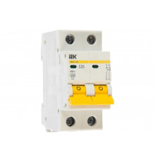 Выключатель автоматический ВА47-29 2p, 25А, С 4.5кА IEK MVA20-2-025-C