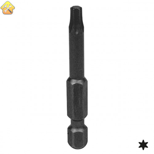 Вставка (бита) торцевая 1/4", Torx, Т15, L = 50 мм, для шуруповерта KING TONY 715015T