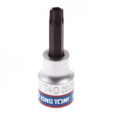 Насадка (бита) торцевая 3/8", Torx, T40, L = 50 мм, с отверстием KING TONY 302740