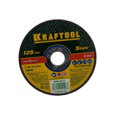 Отрезной абразивный круг Kraftool по металлу для УШМ 125x2.5x22.23 мм 36250-125-2.5