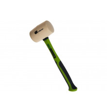 Резиновая киянка, 680г белая резина, фибергласовая рукоятка СИБРТЕХ 11168