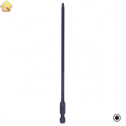 Вставка (бита) торцевая 1/4", Torx, Т9, L = 150 мм, для шуруповерта KING TONY 711509T