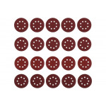 Набор шлифовальных кругов SD20-1 (20 шт; 125 мм; P40/P80/P120/P240) DEKO 065-0892