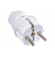 Евровилка IEK прямая белая 16А 4456289