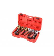 Набор оправок для монтажа и демонтажа сайлентблоков, кейс, 6шт МАСТАК 110-20026C