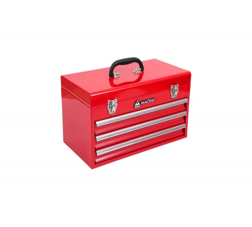 Инструментальный ящик (3 полки) МАСТАК 511-03380 (металлический)