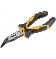 Пассатижи TOLSEN GRIPRO тонконосые, 160 мм, загнутые TT10023