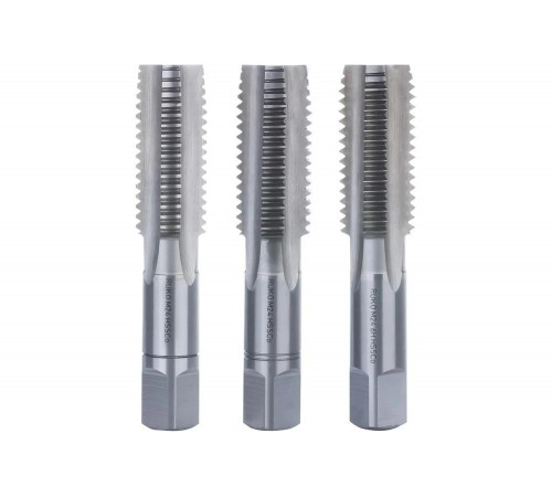 Набор метчиков Ruko из 3-х шт. М 24 Шаг 3.0 мм HSSE-Co5 230240E