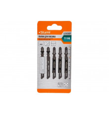 Пилки T119B по дереву и пластику 76 мм, шаг 2 мм, 5 шт. Sturm 5250307