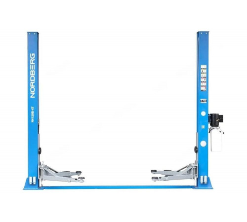 Подъемник NORDBERG 220 V, 2х стоечный, 4 т, синий N4120B-4B_220