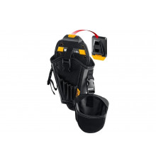 Кобура для шуруповерта с дополнительным съёмным карманом с быстросъёмным креплением KRAFTOOL KH-5 FastClip, 5 отделений для свёрл и бит 38769