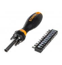 Отвертка-битодержатель с насадками STAYER Hercules-B18 18 шт 2545-H5_z02