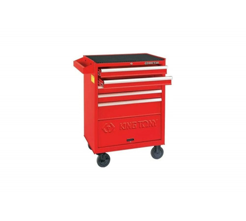 Тележка инструментальная, 5 полок и отсек KING TONY 87432-5B