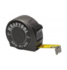 Рулетка Kraftool PRO MG-Kraft, особопрочный корпус, Mg сплав, нейлон, суперкомпактный размер, 5м 19м 34129-05-19