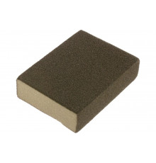 Губка шлифовальная четырехсторонняя AL2O3 средняя жесткость (100x68x26 мм; Р120) DEXX 35637-120