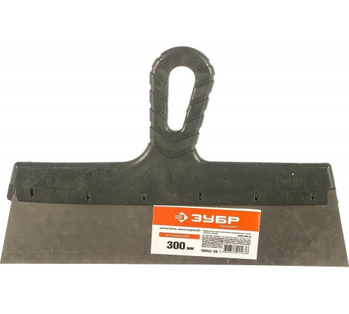 ЗУБР 300 мм, стальное полотно, пластмассовая рукоятка, шпатель фасадный 10052-30