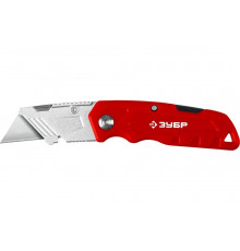 Универсальный складной нож ЗУБР тип а24 09222