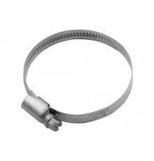 Хомуты СИБРТЕХ нержав. сталь, стандартное болтовое крепление 40-60мм, 50шт/уп, ширина 9мм 47583