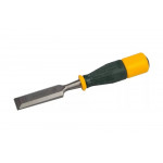 Стамеска, упрочненное полотно, ударопрочная двухкомпонентная ручка, стальной затыльник для ударных работ, 25мм KRAFTOOL EXPERT 1815-25_z01