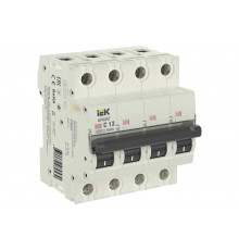 Автоматический выключатель IEK ARMAT M06N 4P C 13А AR-M06N-4-C013