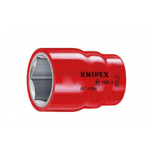 Головка торцевая VDE DR 3/8" шестигранная, 19 мм, диэлектрическая Knipex KN-983719