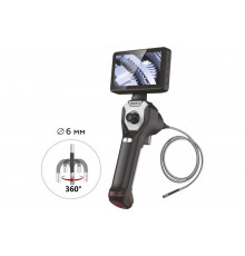 Управляемый видеоэндоскоп iCarTool экран 4.5", 1Мп, 1280x720, 1м, 6мм зонд, поворот камеры 4х360° IC-VC106AW