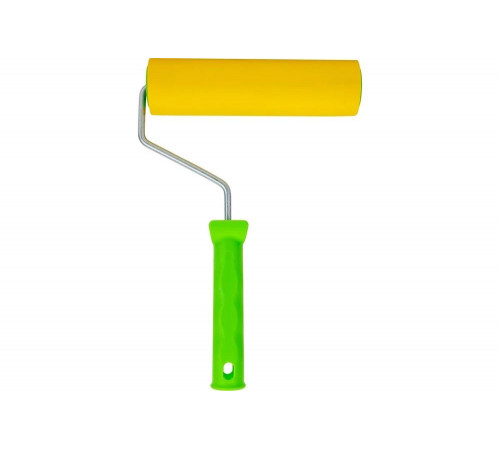 Прижимной резиновый валик с ручкой, 180 мм, D ручки - 6 мм СИБРТЕХ 81034