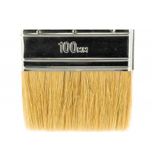 Плоская кисть STAYER UNIVERSAL-EURO светлая натуральная щетина, деревянная ручка, 100 мм, 4" 0102-100