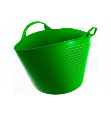 Гибкое сверхпрочное ведро СИБРТЕХ 14л, зеленое 67501